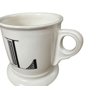 Anthropologie Letter L Monogram Mug Excellent Condition